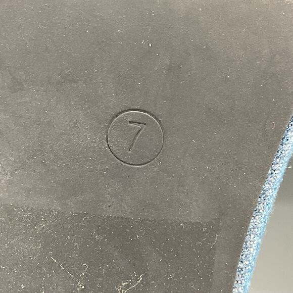 Charles Albert Women’s Block heel Denim Sandals Blue Size 7 - Picture 5 of 10